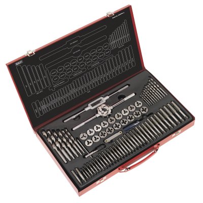 Sealey Metric Tap & Die Set Split Dies 76pc