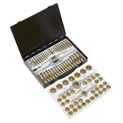 Sealey Metric & Imperial Hexagonal Tap & Die Set 86pc