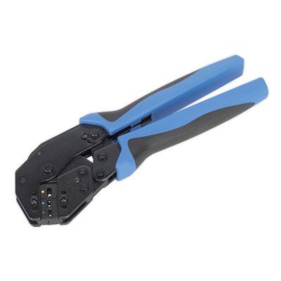 Sealey Angled Head Ratchet Crimping Tool Insulated Terminals