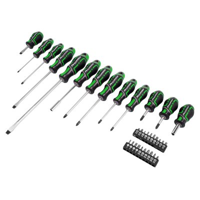 Sealey Screwdriver & Bit Set 33pc GripMAX - Hi-Vis