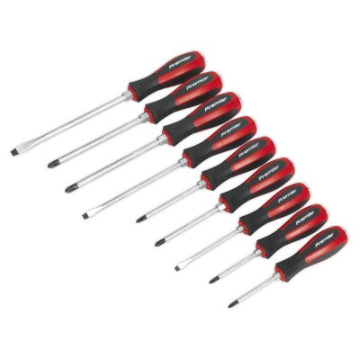 Sealey Premier Hammer-Thru Screwdriver Set 9pc