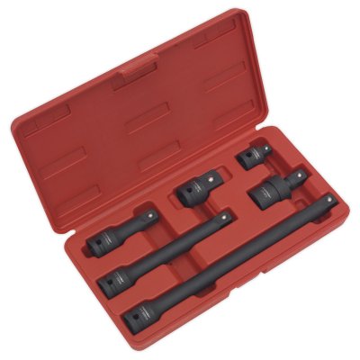 Sealey Premier Impact Adaptor & Extension Bar Set 1/2