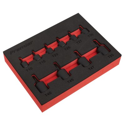 Sealey Premier Low Profile TRX-Star* Impact Socket Bit Set 1/4