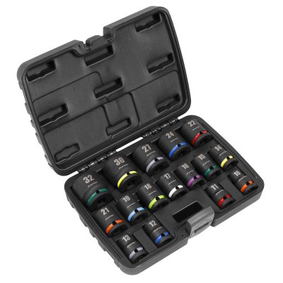 Sealey Impact Socket Set 16pc 1/2Sq Drive