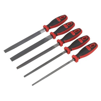 Sealey Premier Smooth Cut Engineers File Set 200mm 5pc