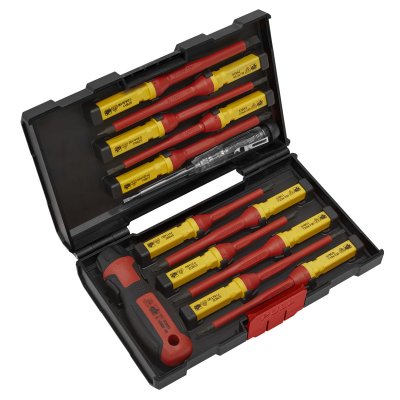 Sealey Premier Interchangeable Screwdriver Set 13pc - VDE Approved