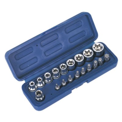 Sealey Premier TRX-Star* Socket & Bit Set 3/8