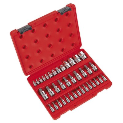 Sealey Premier TRX-Star* Socket & Security Socket Bit Set 1/4