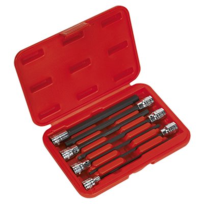 Sealey Premier Hex Socket Bit Set 3/8