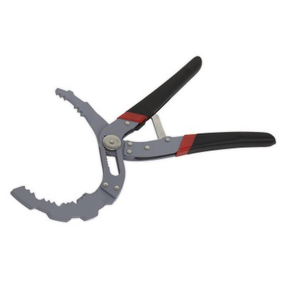 Sealey Premier Self-Adjusting Angled Oil Filter Pliers