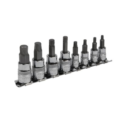 Sealey Premier Imperial Lock-On Hex Socket Bit Set 1/4