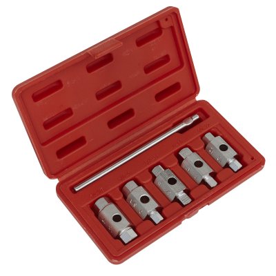 Sealey Double End Drain Key Set 6pc