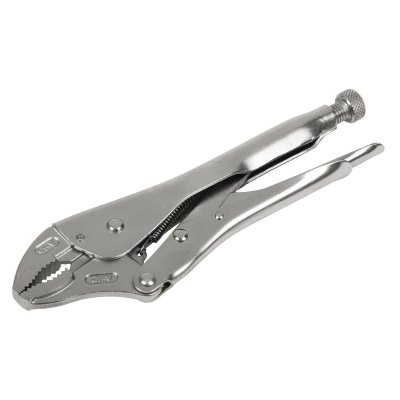 Sealey Premier Locking Pliers Curved Jaws 225mm 0-47mm Capacity