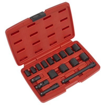 Sealey Premier Impact Socket Set 3/8