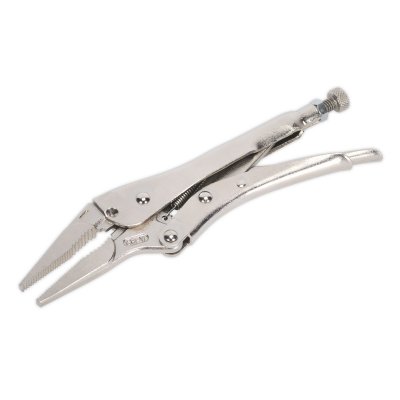 Sealey Premier Long Nose Locking Pliers 210mm 0-60mm Capacity