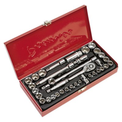 Sealey Socket Set 35pc 3/8