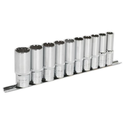 Sealey Premier Total Drive Deep Socket Set 1/2