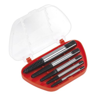 Sealey Helix Type Screw Extractor Set 5pc