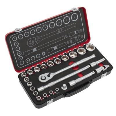 Sealey Premier Platinum Socket Set 1/2