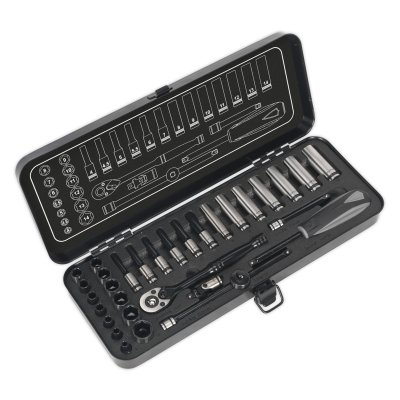 Sealey Socket Set 32pc 1/4