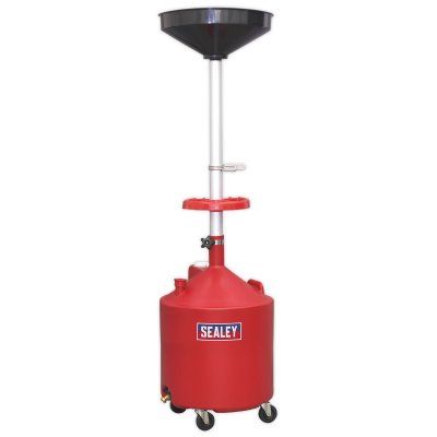 Sealey Gravity Discharge Mobile Oil Drainer 80L