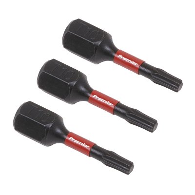 Sealey Premier TRX-Star* Impact Power Tool Bits T10 x 25mm 3pc