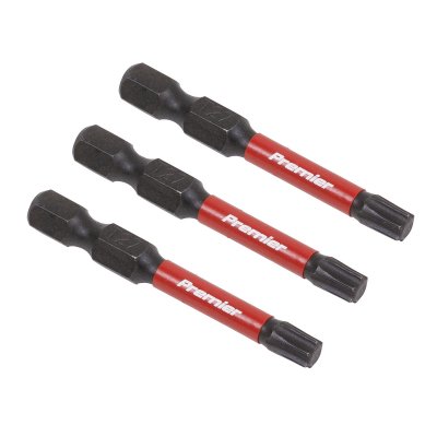 Sealey Premier TRX-Star* Impact Power Tool Bits T27 x 50mm 3pc