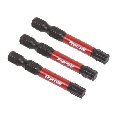 Sealey Premier TRX-Star* Impact Power Tool Bits T40 x 50mm 3pc