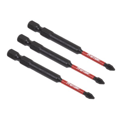 Sealey Premier Phillips Impact Power Tool Bits #1 x 75mm 3pc