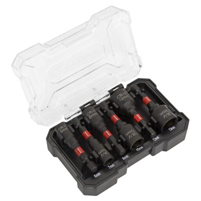 Sealey Premier Impact Grade Nut Driver Set 6pc