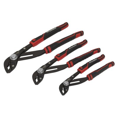 Sealey Premier Quick Release Water Pump Pliers Set 3pc