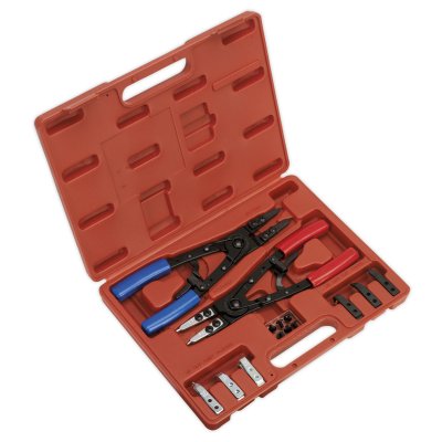 Sealey Premier Heavy-Duty Circlip Pliers Set Internal/External 265mm