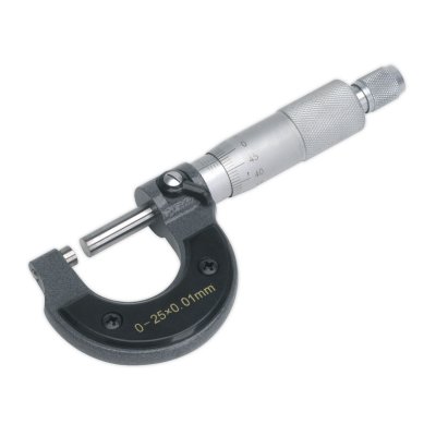 Sealey External Micrometer 0-25mm