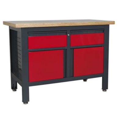 Sealey Workbench with 2 Drawers & 2 Cupboards