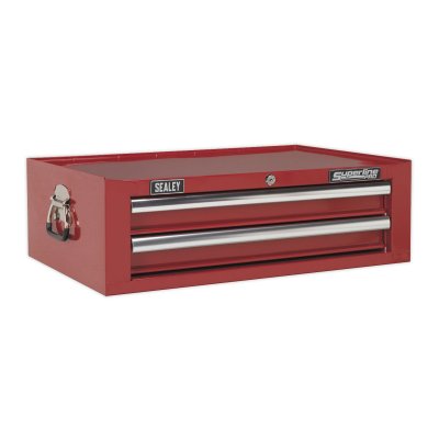 Sealey Superline PRO Mid-Box Tool Chest 2 Drawer - Red