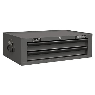 Sealey Superline PRO Mid-Box Tool Chest 2 Drawer - Grey/Black