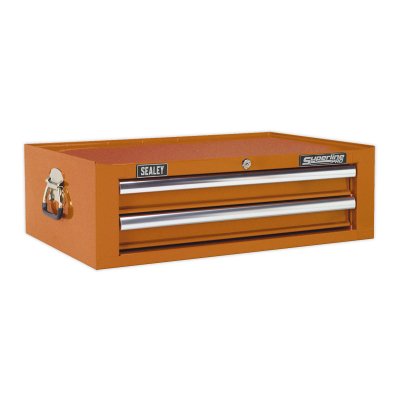 Sealey Superline PRO Mid-Box Tool Chest 2 Drawer - Orange