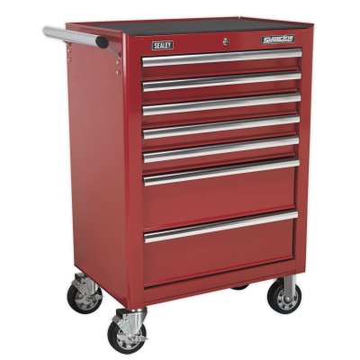 Sealey Superline PRO Rollcab 7 Drawer - Red