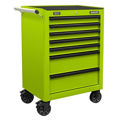 Sealey Superline PRO Rollcab 7 Drawer - Green/Black