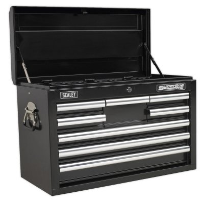 Sealey Superline PRO Topchest 8 Drawer - Black