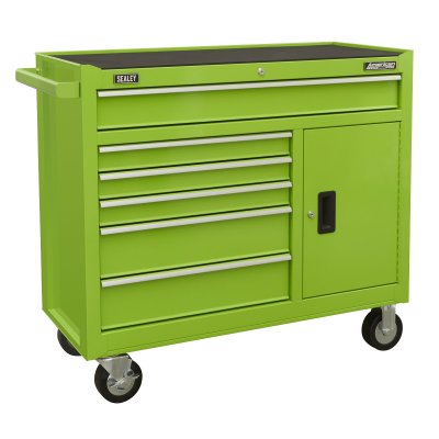 Sealey American PRO Rollcab 6 Drawer - Green