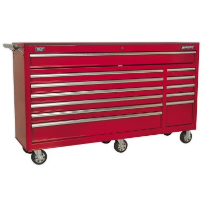 Sealey Superline PRO Rollcab 12 Drawer - Red