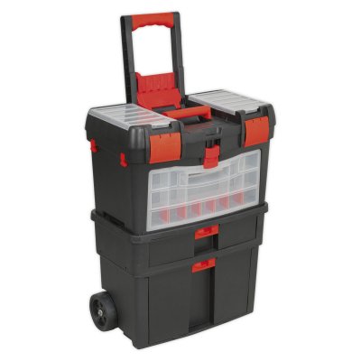 Sealey Mobile Toolbox with Tote Tray & Removable Assortment Box