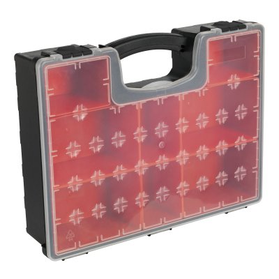 Sealey Parts Storage Case with 8 Removable Compartments