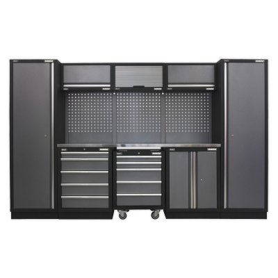 Sealey Superline PRO Storage System with Stainless Worktop 3.2m