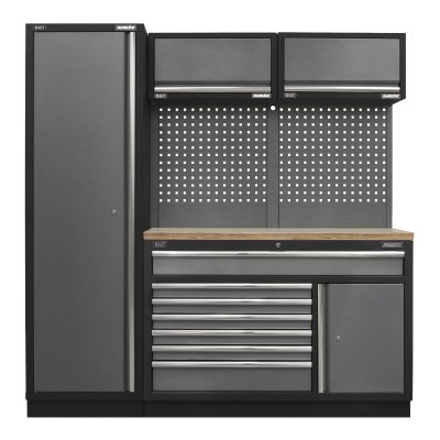 Sealey Superline PRO Storage System with Pressed Wood Worktop 1.96m