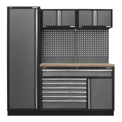 Sealey Superline PRO Storage System with Pressed Wood Worktop 1.96m