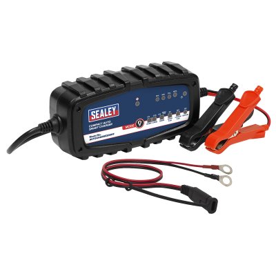 Sealey 6/12V Compact Auto Smart Charger & Maintainer 2A