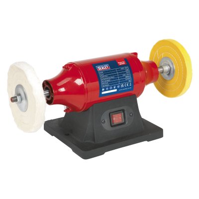 Sealey 150mm Bench Mounting Buffer/Polisher 370W/230V