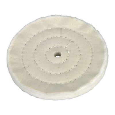 Sealey 150 x 13mm Buffing Wheel 16mm Bore - Fine